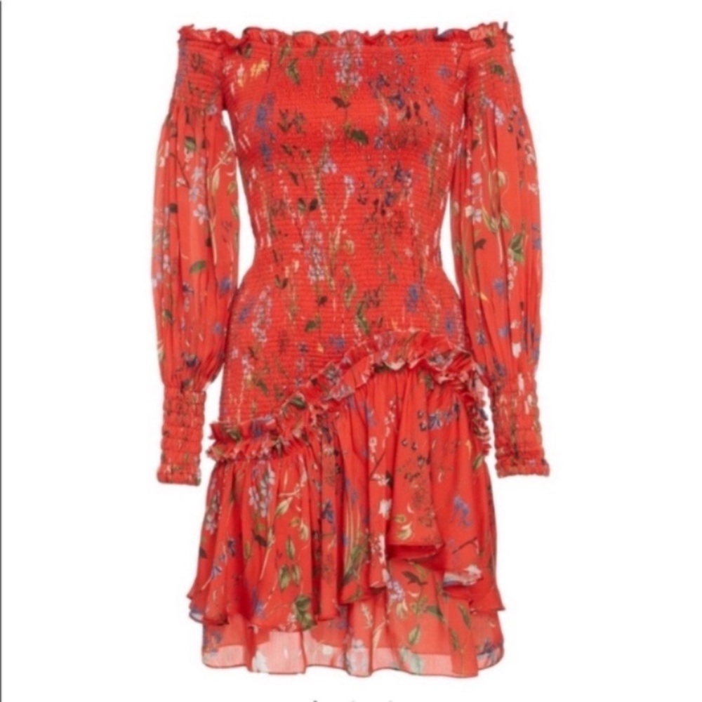 Alexis Gemina Off Shoulder Floral Dress